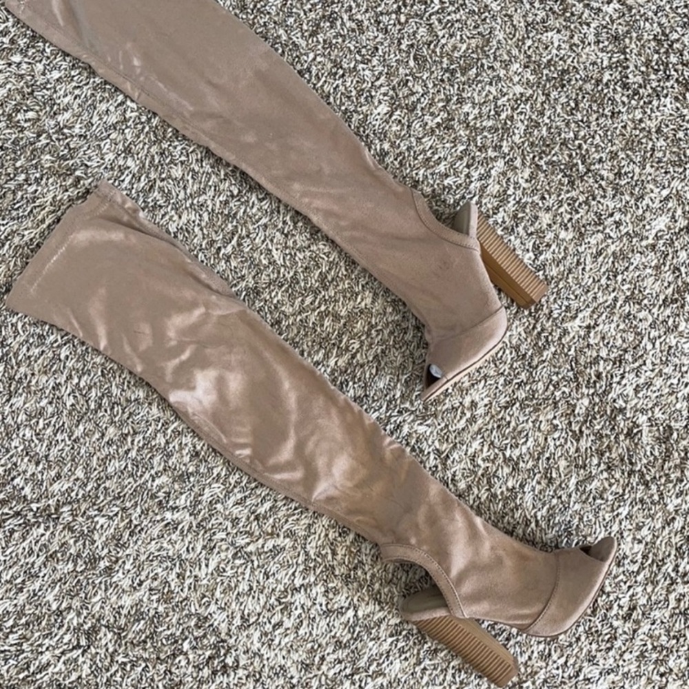 Open Toe Boots